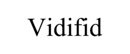 VIDIFID trademark