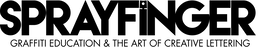 SPRAYFINGER GRAFFITI EDUCATION & THE ART OF CREATIVE LETTERING trademark