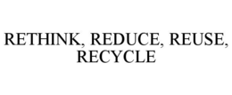 RETHINK, REDUCE, REUSE, RECYCLE trademark