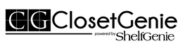 CG CLOSETGENIE POWERED BY SHELFGENIE trademark