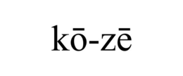 KO-ZE trademark