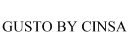 GUSTO BY CINSA trademark