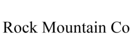 ROCK MOUNTAIN CO trademark