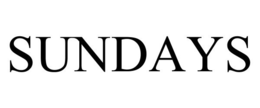 SUNDAYS trademark