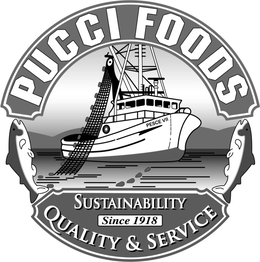 PUCCI FOODS PESCE VII SUSTAINABILITY QUALITY & SERVICE SINCE 1918 trademark