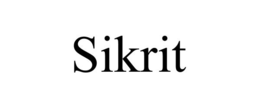 SIKRIT trademark