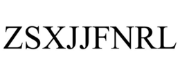 ZSXJJFNRL trademark