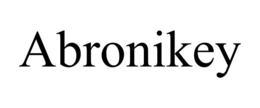 ABRONIKEY trademark