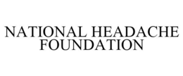 NATIONAL HEADACHE FOUNDATION trademark