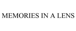 MEMORIES IN A LENS trademark