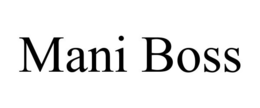 MANI BOSS trademark