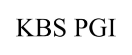 KBS PGI trademark
