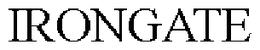 IRONGATE trademark