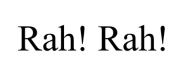 RAH! RAH! trademark