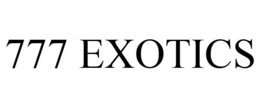 777 EXOTICS trademark