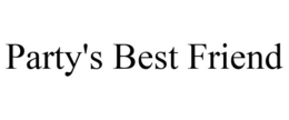 PARTY'S BEST FRIEND trademark