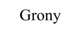 GRONY trademark