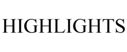 HIGHLIGHTS trademark