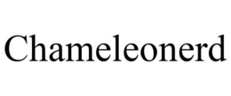 CHAMELEONERD trademark