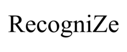RECOGNIZE trademark