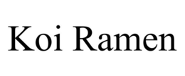 KOI RAMEN trademark