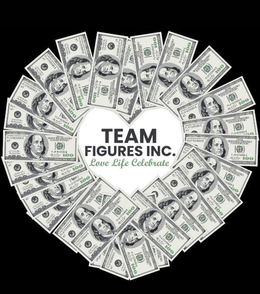 TEAM FIGURES INC. LOVE LIFE CELEBRATE trademark