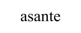 ASANTE trademark