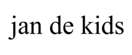JAN DE KIDS trademark