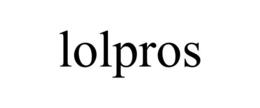 LOLPROS trademark