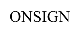 ONSIGN trademark