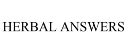 HERBAL ANSWERS trademark