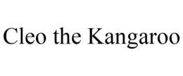 CLEO THE KANGAROO trademark
