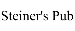 STEINER'S PUB trademark