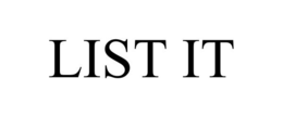 LIST IT trademark