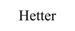 HETTER trademark