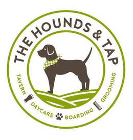 THE HOUNDS & TAP TAVERN DAYCARE BOARDING GROOMING trademark