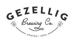 GEZELLIG BREWING CO. NEWTON · IOWA trademark