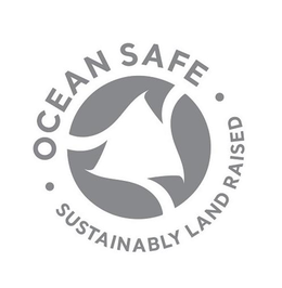 OCEAN SAFE SUSTAINABLY LAND RAISED trademark