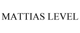 MATTIAS LEVEL trademark