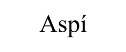 ASPÍ trademark