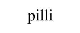 PILLI trademark