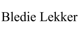 BLEDIE LEKKER trademark