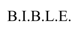 B.I.B.L.E. trademark