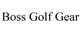BOSS GOLF GEAR trademark