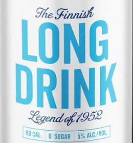 THE FINNISH LONG DRINK LEGEND OF 1952 99 CAL. 0 SUGAR 5% ALC./VOL. trademark