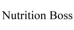 NUTRITION BOSS trademark