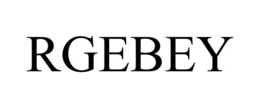 RGEBEY trademark