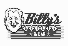 BILLY'S GRILLE & BAR trademark