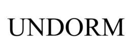 UNDORM trademark