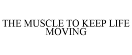 THE MUSCLE TO KEEP LIFE MOVING trademark